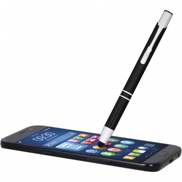 Logotrade Geschäftsgeschenke das Foto: Moneta Kugelschreiber mit Metall Touchpen