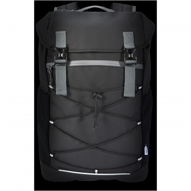 Logotrade Geschäftsgeschenke das Foto: Aqua 15,6" GRS recycelter wasserabweisender Laptop-Rucksack 23 L