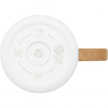 Logotrade Geschäftsgeschenke das Foto: Bjorn RCS-zertifizierter Becher aus recyceltem Edelstahl mit Kupfer-Vakuumisolierung, 360 ml