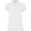 Star Poloshirt für Damen, Weiß