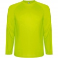 Montecarlo Langarm-Sport-Shirt für Kinder, Fluor Gelb