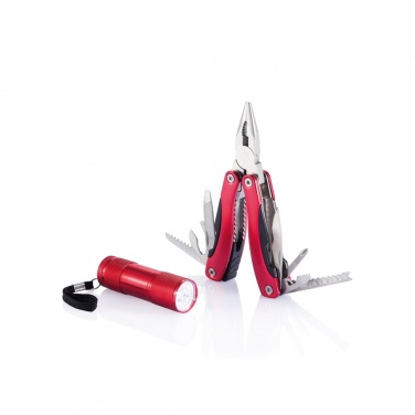 Logotrade Firmengeschenke das Foto: Multitool und Taschenlampen Set