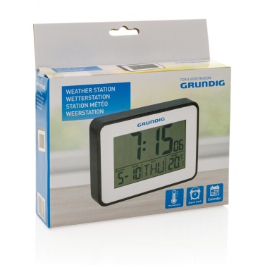 Logotrade Logogeschenke das Foto: Grundig Thermometer, Wecker und Kalender