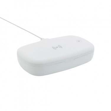 Logotrade Logogeschenke das Foto: UV-C Sterilisations-Box mit 5W Wireless Charger