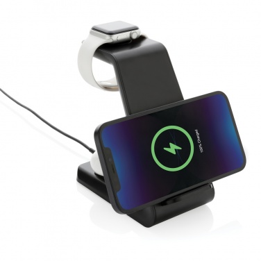 Logotrade Geschäftsgeschenke das Foto: Urban Vitamin Fairfield 3-in-1 Charger aus RCS rPlastik