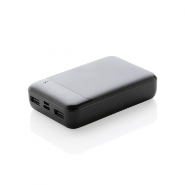 Logotrade Firmengeschenke das Foto: 10.000 mAh Powerbank aus RCS Standard recyceltem Kunststoff