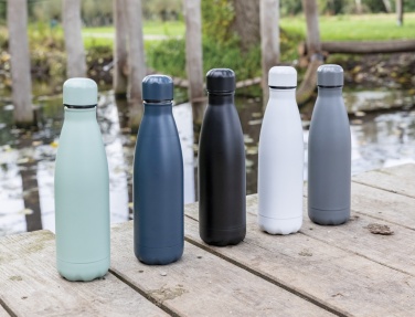 Logotrade Werbegeschenke das Foto: Einfarbige Vakuumisolierte Stainless Steel Flasche