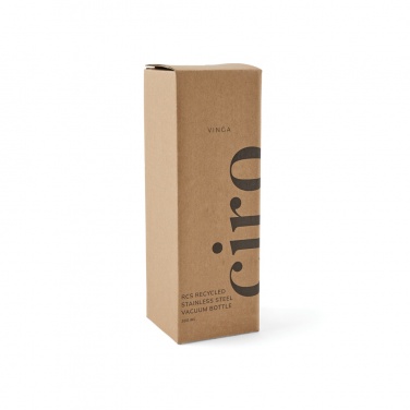 Logotrade Firmengeschenke das Foto: VINGA Ciro RCS recycelte Vakuumflasche 300ml