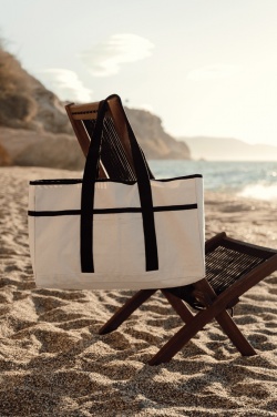 Logotrade Firmengeschenke das Foto: VINGA Volonne AWARE™ Strandtasche aus recyceltem Canvas