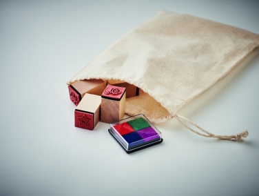 Logotrade Geschäftsgeschenke das Foto: Stempel-Set Weihnachten