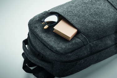 Logotrade Werbegeschenke das Foto: 13" Laptop Rucksack RPET-Filz