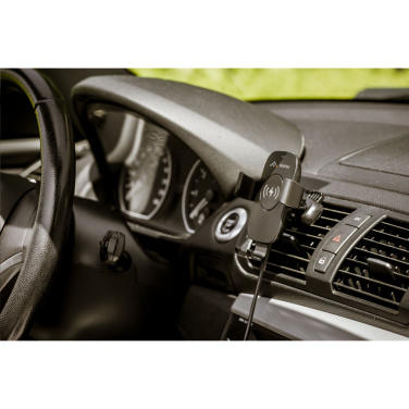 Logotrade Logogeschenke das Foto: Kabelloses Freisprech-Ladegerät