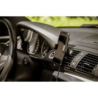 Logotrade Logogeschenke das Foto: Kabelloses Freisprech-Ladegerät