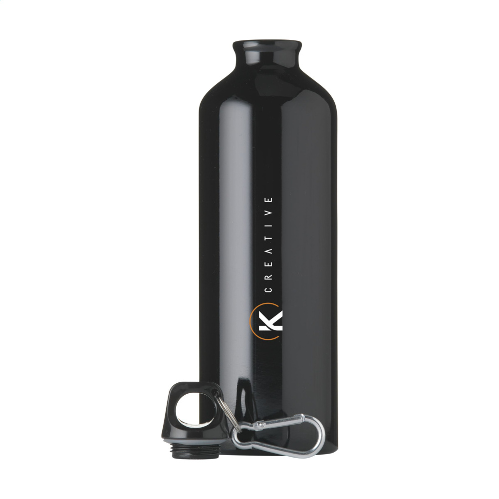 Logotrade Firmengeschenke das Foto: AluMaxi GRS Recycled 750 ml Wasserflasche