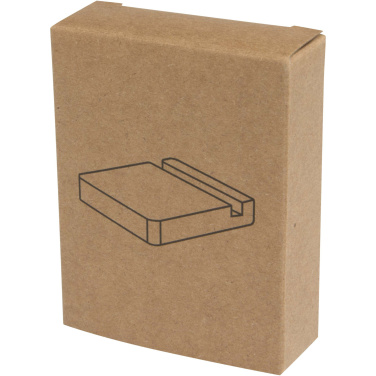Logotrade Geschäftsgeschenke das Foto: Ebla Smartphonehalterung aus Bambus