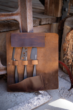 Logotrade Werbegeschenke das Foto: BOSKA Käsemesserset Monaco+ Black