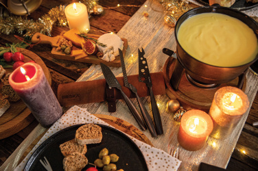 Logotrade Werbegeschenke das Foto: BOSKA Käsemesserset Monaco+ Black