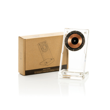 Logotrade Werbegeschenke das Foto: Magcharge 15W magnetische Wireless-Charging-Stand