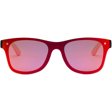 Logotrade Geschäftsgeschenke das Foto: Tan Sonnenbrille mit Bambusbügeln