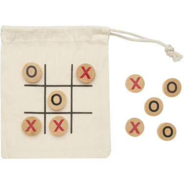 Logotrade Firmengeschenke das Foto: Whorl Tic-Tac-Toe Spiel aus Holz