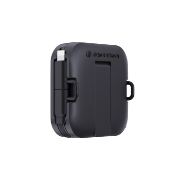 Logotrade Werbegeschenke das Foto: Urban Vitamin San Jose 100W-Halter mit einziehbarem Kabel