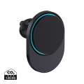PowerCruze magnetischer 15W Autohalter aus RCS rec. ABS, Schwarz