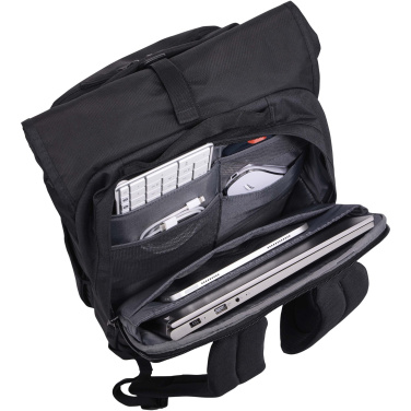 Logotrade Werbegeschenke das Foto: Case Logic Variate 17" erweiterbarer Rolltop Laptop Rucksack aus recyceltem Material