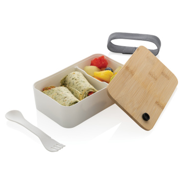 Logotrade Logogeschenke das Foto: RCS RPP Lunchbox mit Bambusdeckel