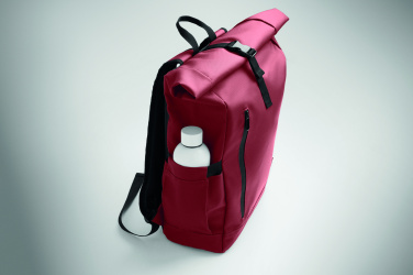 Logotrade Werbeartikel das Foto: Rolltop-Rucksack 600D RPET