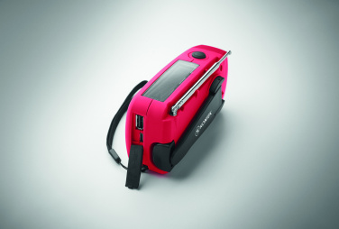 Logotrade werbemittel das Foto: AM/FM Radio SOS mit Taschenlampe