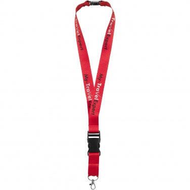 Logo trade promotional gifts picture of: Yogi lanyard detachable buckle break-away closure