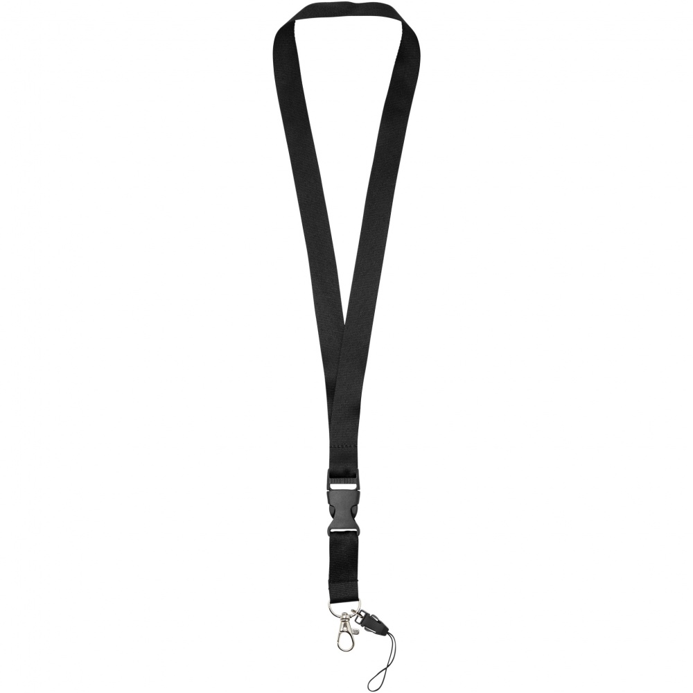 Logotrade promotional item picture of: Sagan phone holder lanyard with detachable buckle