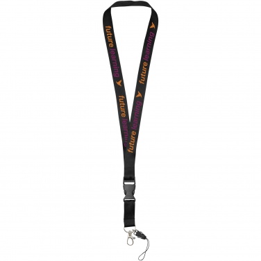Logo trade promotional gifts picture of: Sagan phone holder lanyard with detachable buckle