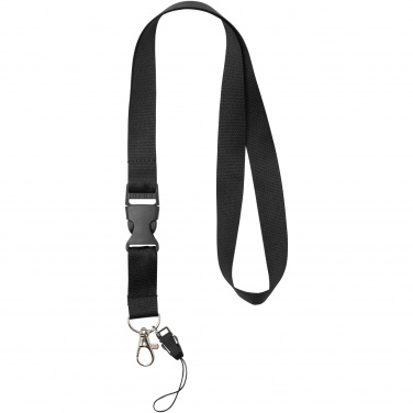 Logotrade promotional merchandise photo of: Sagan phone holder lanyard with detachable buckle
