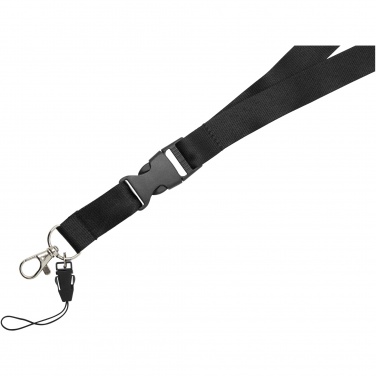Logo trade corporate gift photo of: Sagan phone holder lanyard with detachable buckle