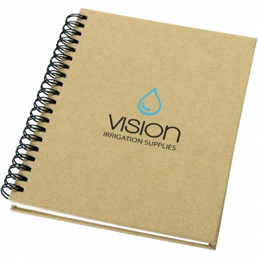 Logo trade promotional giveaways image of: Mendel recycled notebook