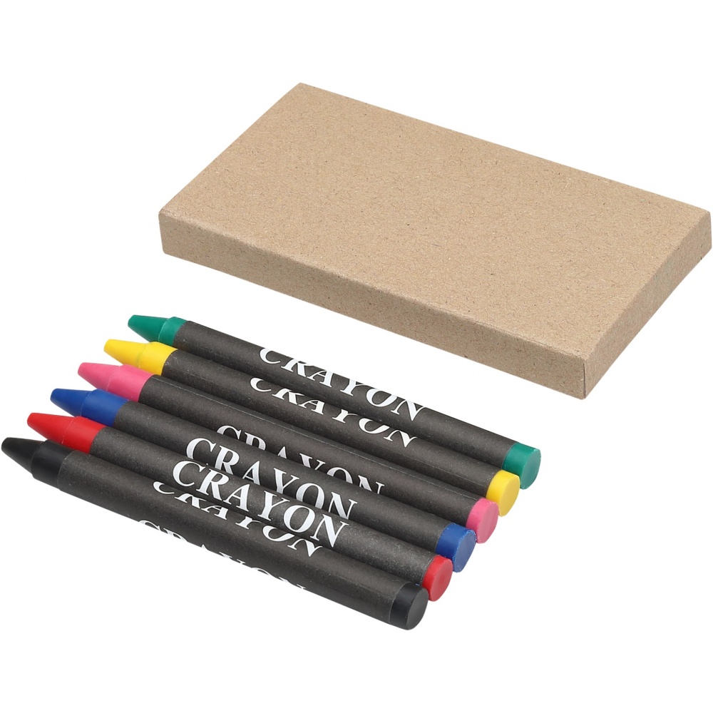 Logotrade corporate gifts photo of: Ayo 6-piece coloured crayon set