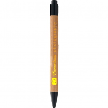 Logo trade promotional giveaway photo of: Borneo bamboo ballpoint pen