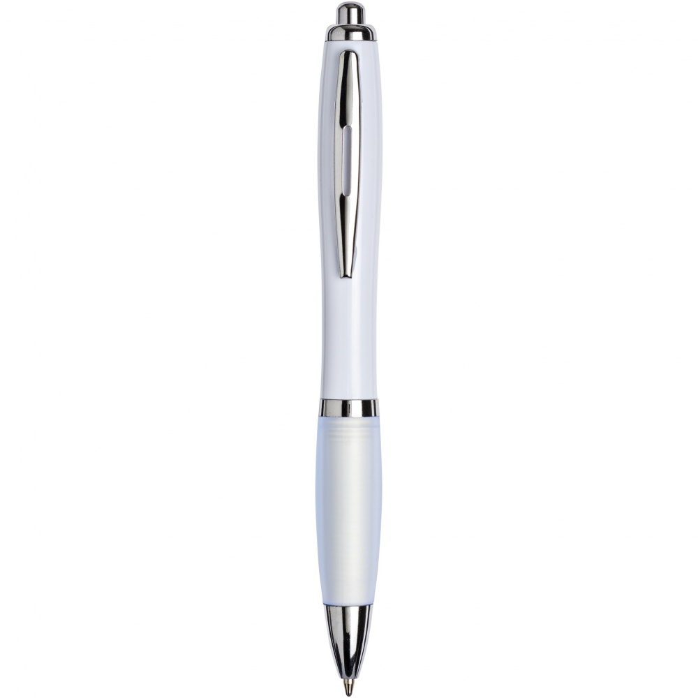 Logo trade advertising products picture of: Nash ballpoint pen with coloured barrel and grip