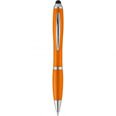 Logotrade advertising product picture of: Nash stylus ballpoint pen with coloured grip