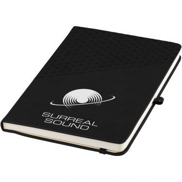 Logo trade corporate gifts picture of: Theta A5 hard cover notebook
