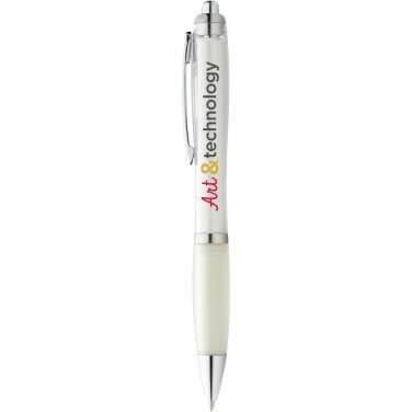 Logotrade corporate gift image of: Nash ballpoint pen coloured barrel and grip