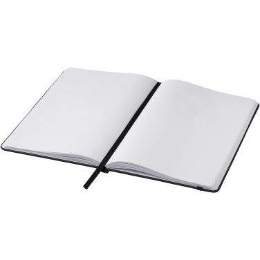 Logo trade corporate gifts image of: Spectrum A5 notebook with blank pages