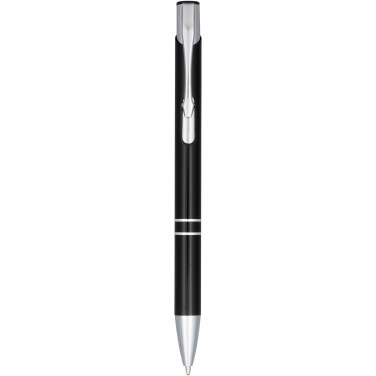 Logo trade advertising products image of: Moneta anodized aluminium click ballpoint pen