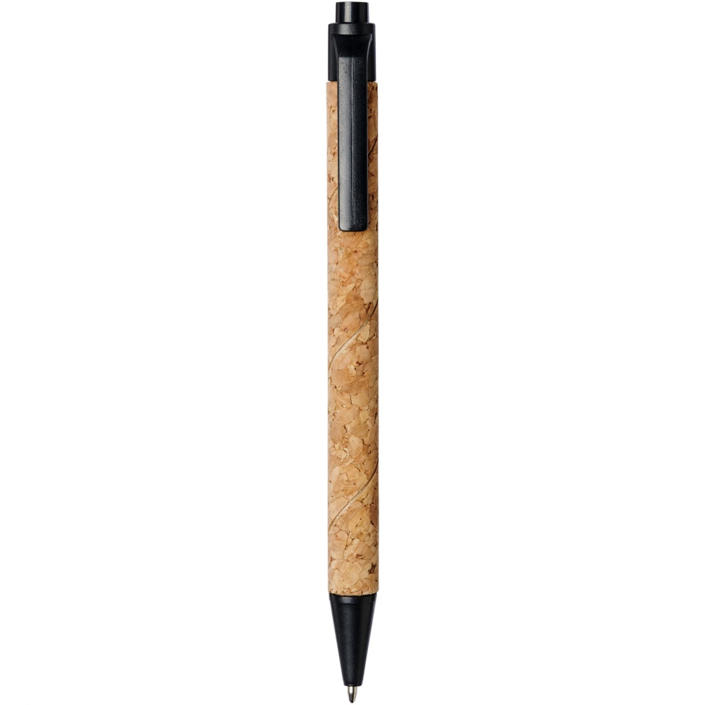 Logotrade promotional items photo of: Midar cork and wheat straw ballpoint pen