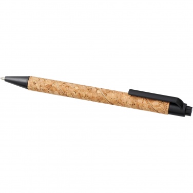 Logo trade business gift photo of: Midar cork and wheat straw ballpoint pen