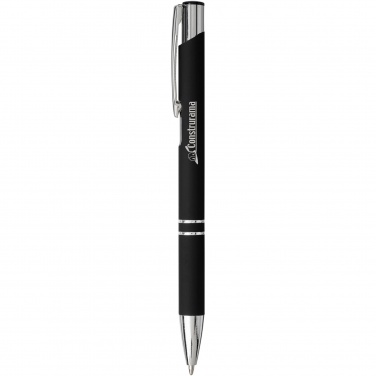 Logo trade promotional giveaways picture of: Moneta soft touch ballpoint pen