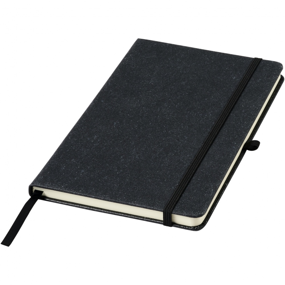 Logo trade corporate gift photo of: Atlana leather pieces notebook