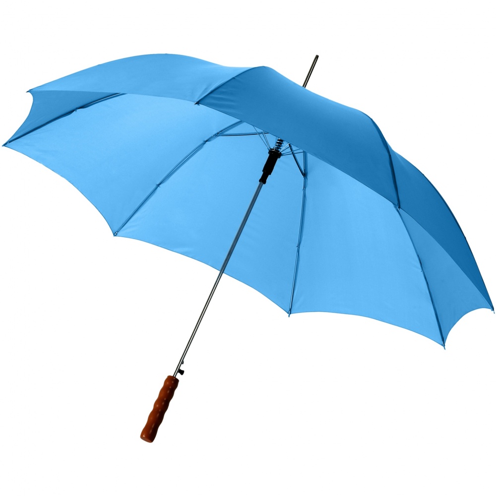 Logotrade promotional item picture of: Lisa 23" auto open umbrella with wooden handle