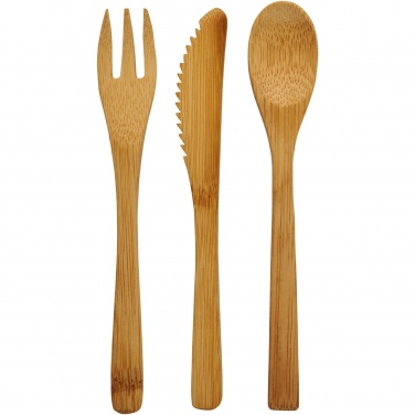 Logotrade promotional products photo of: Celuk bamboo cutlery set